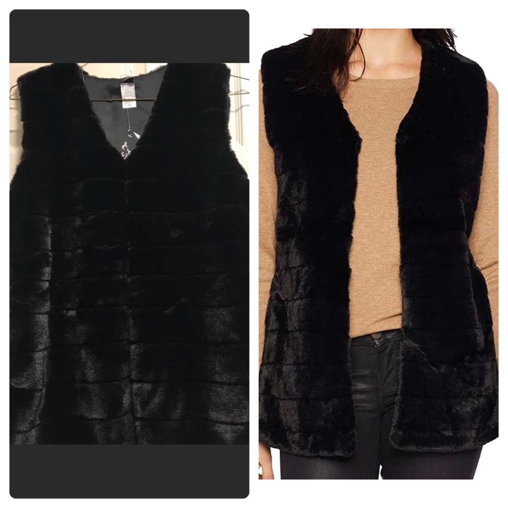 Echo faux fur vest — Brand New! Tags still on it!